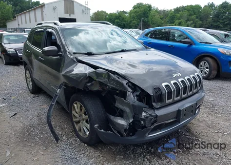 2014 Jeep Cherokee Limited from USA, damaged, VIN 1C4PJMDB2EW216225